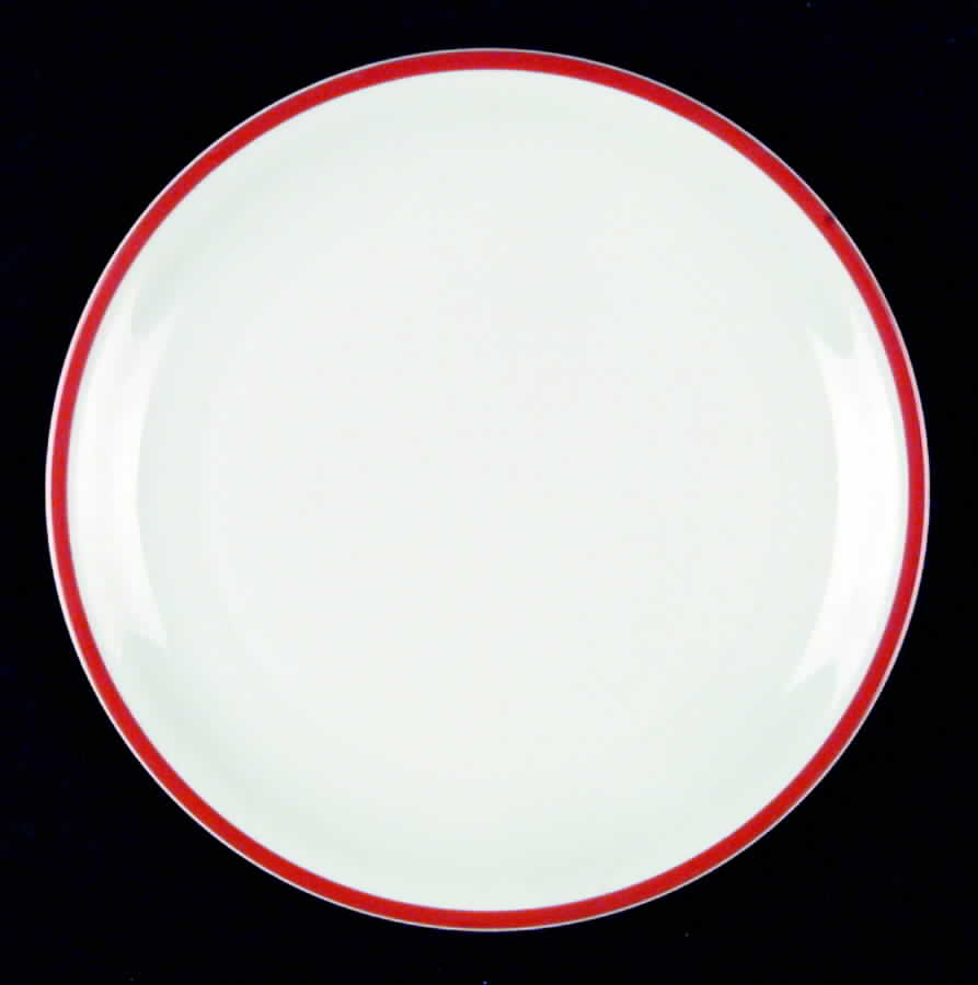 Lyric Red Salad Plate by Block-1