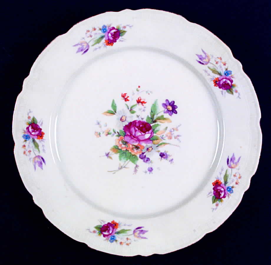 European Garden Dinner Plate by Bohemia Ceramic Works-1