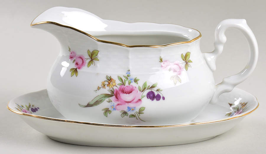 Minuet Gravy Boat & Underplate by Belfor-1