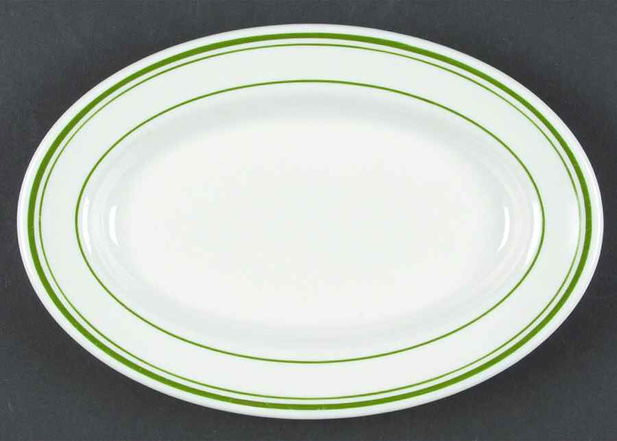 BUF47 9" Oval Serving Platter by Buffalo Pottery-1