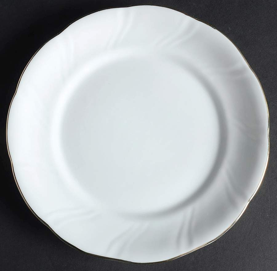 Gold Band Salad Plate by Baum Brothers-1