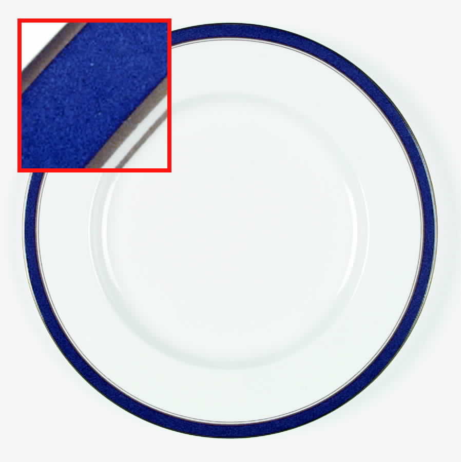 York Blue Dinner Plate by Block-1