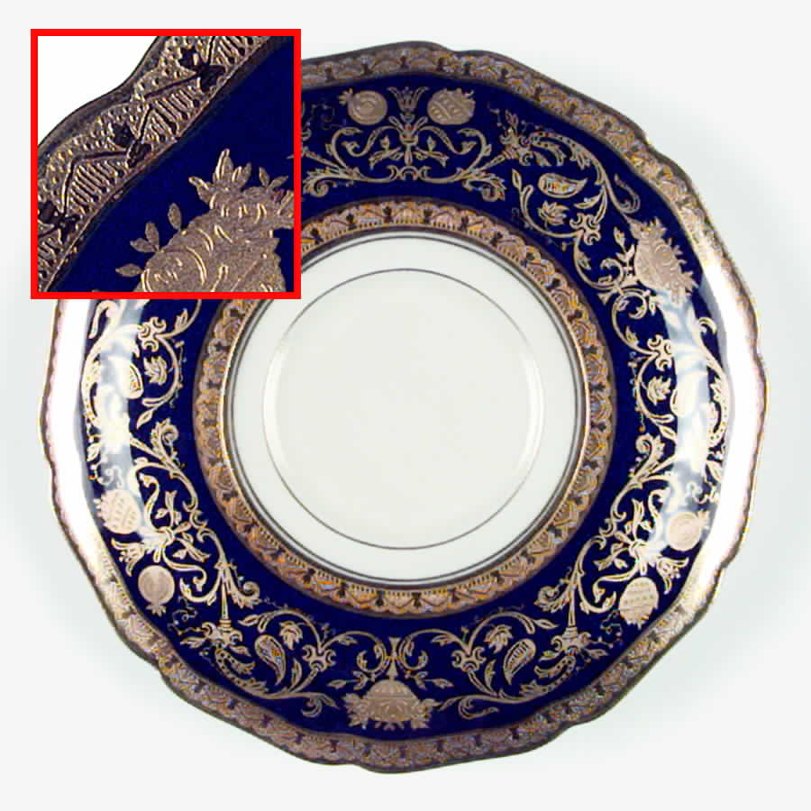 El Dorado Blue Saucer for Cream Soup Bowl by Black Knight-1