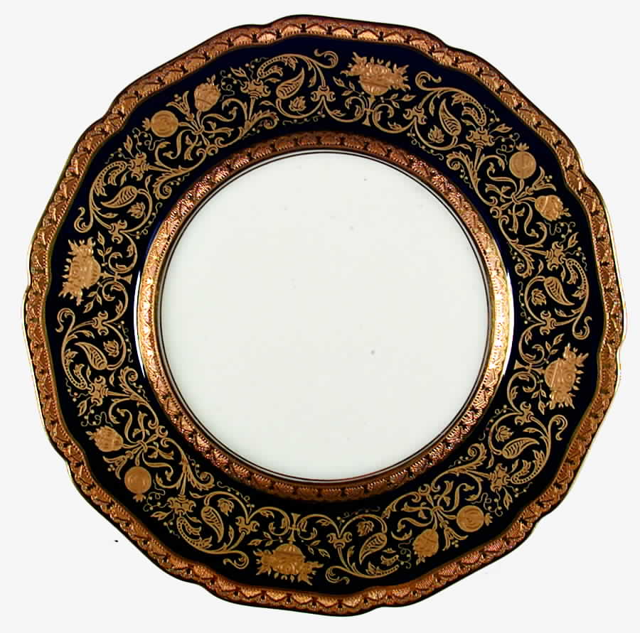 El Dorado Blue Salad Plate by Black Knight-1