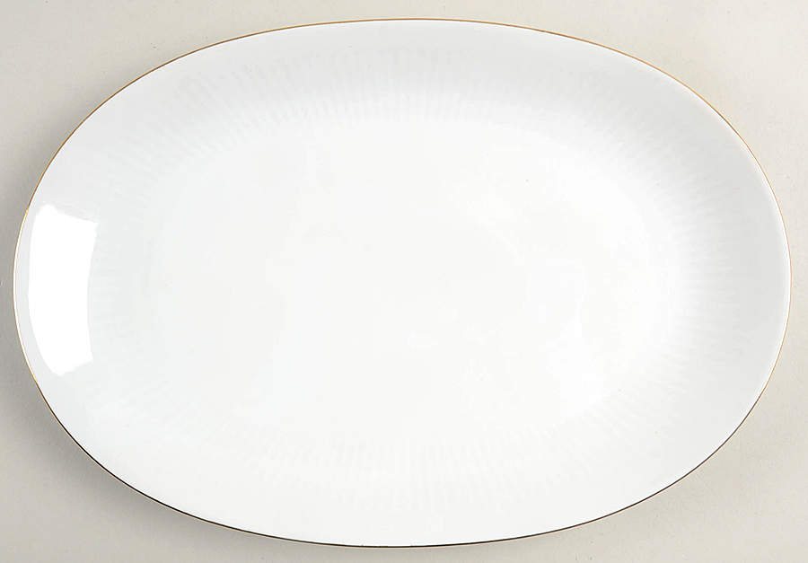 BTH66 12" Oval Serving Platter by Bareuther & Co-1