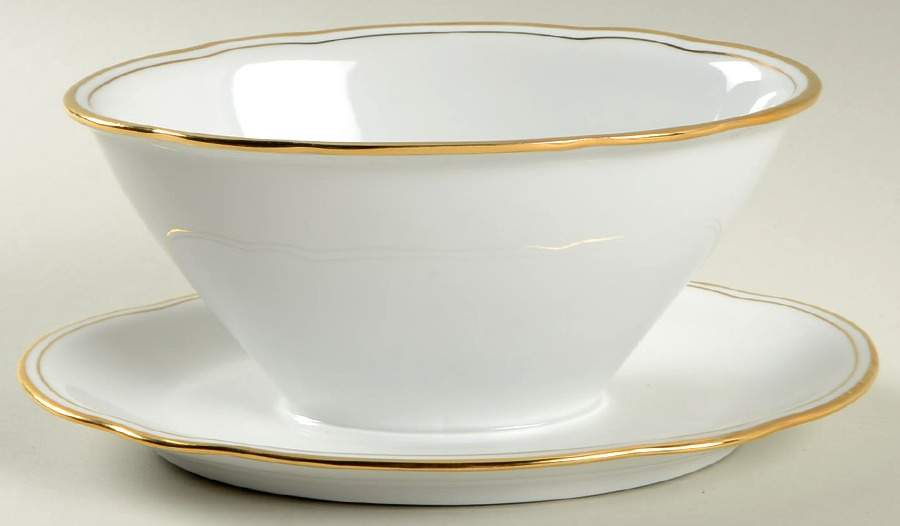 BAV44 Gravy Boat with Attached Underplate by Bavaria-1