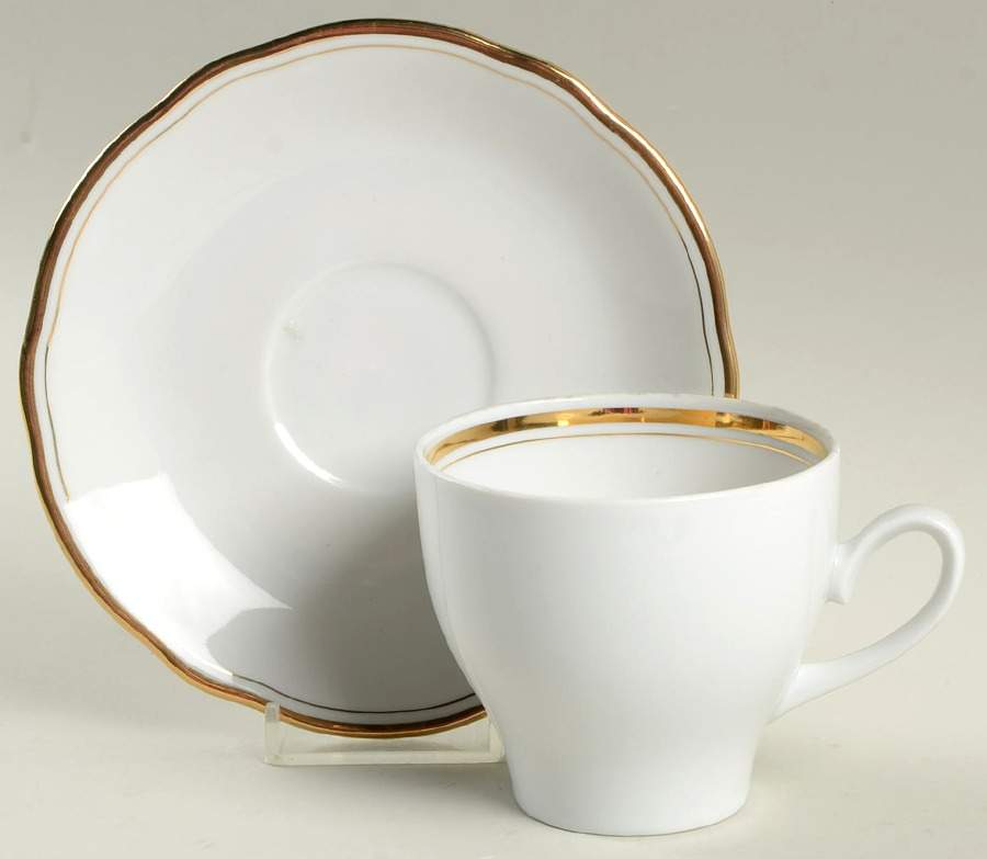 BAV44 Flat Cup & Saucer Set by Bavaria-1