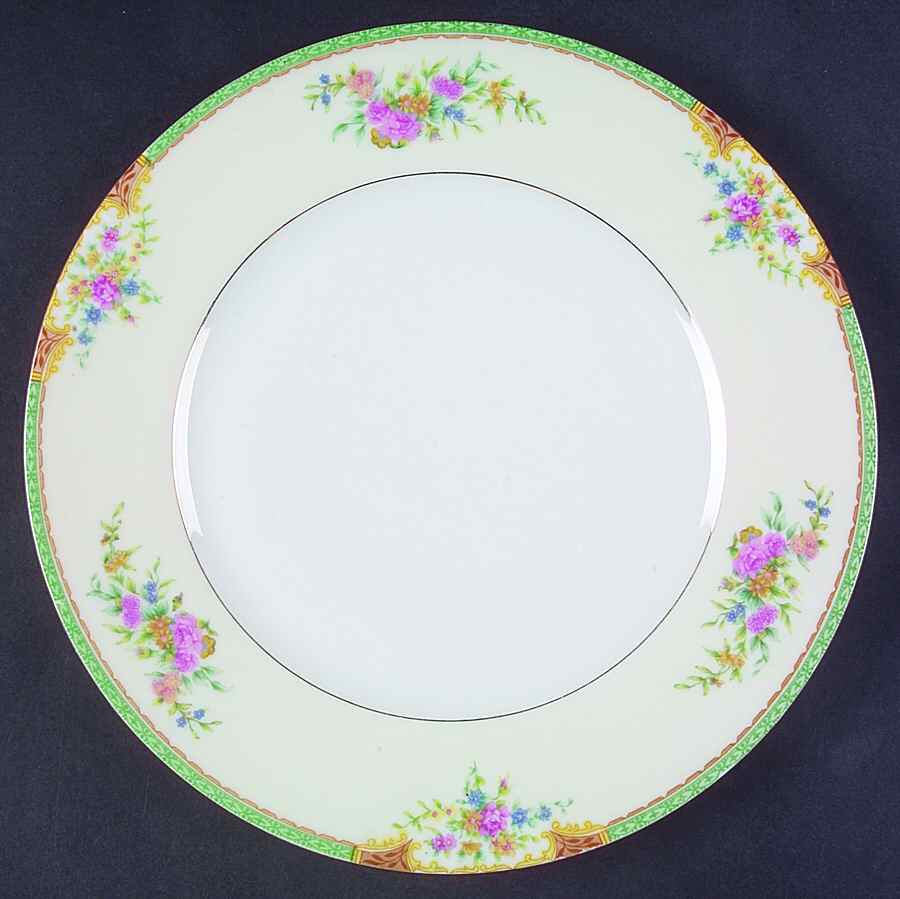 Celia Green Dinner Plate by Black Knight-1