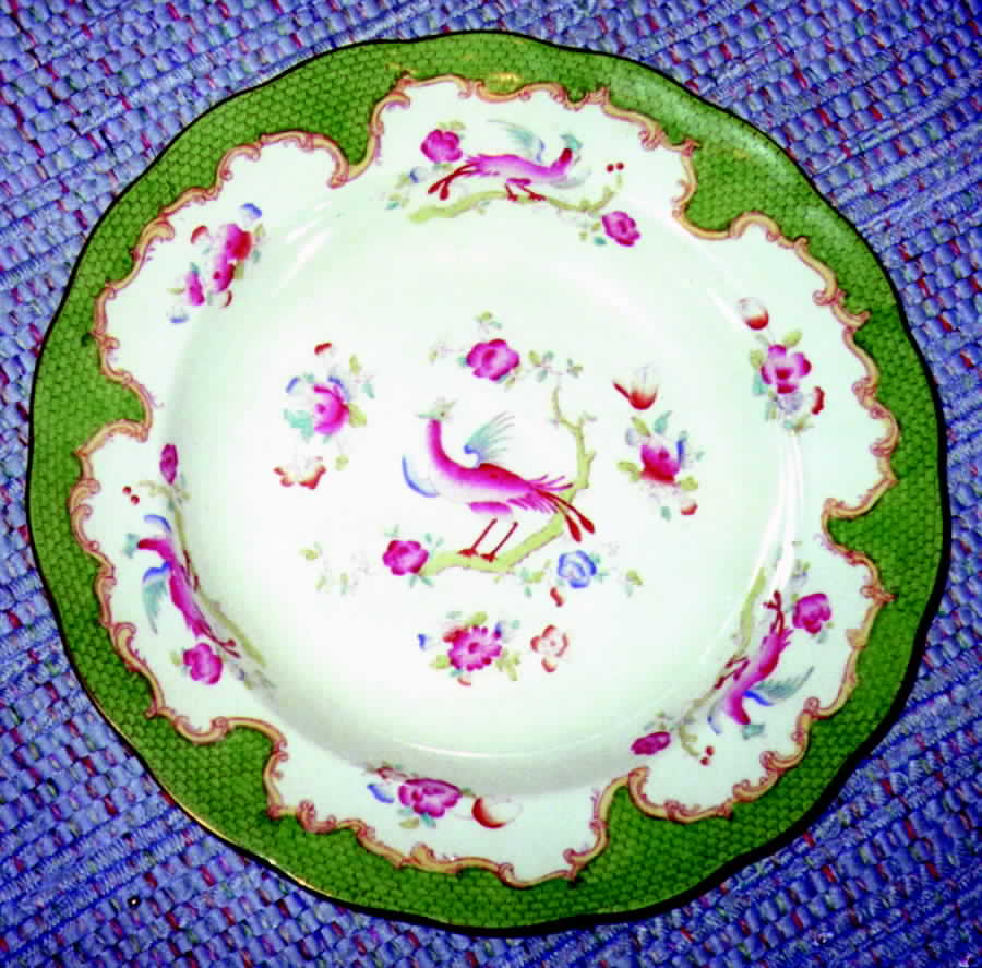 Pheasant Green Dinner Plate by Bishop & Stonier-1