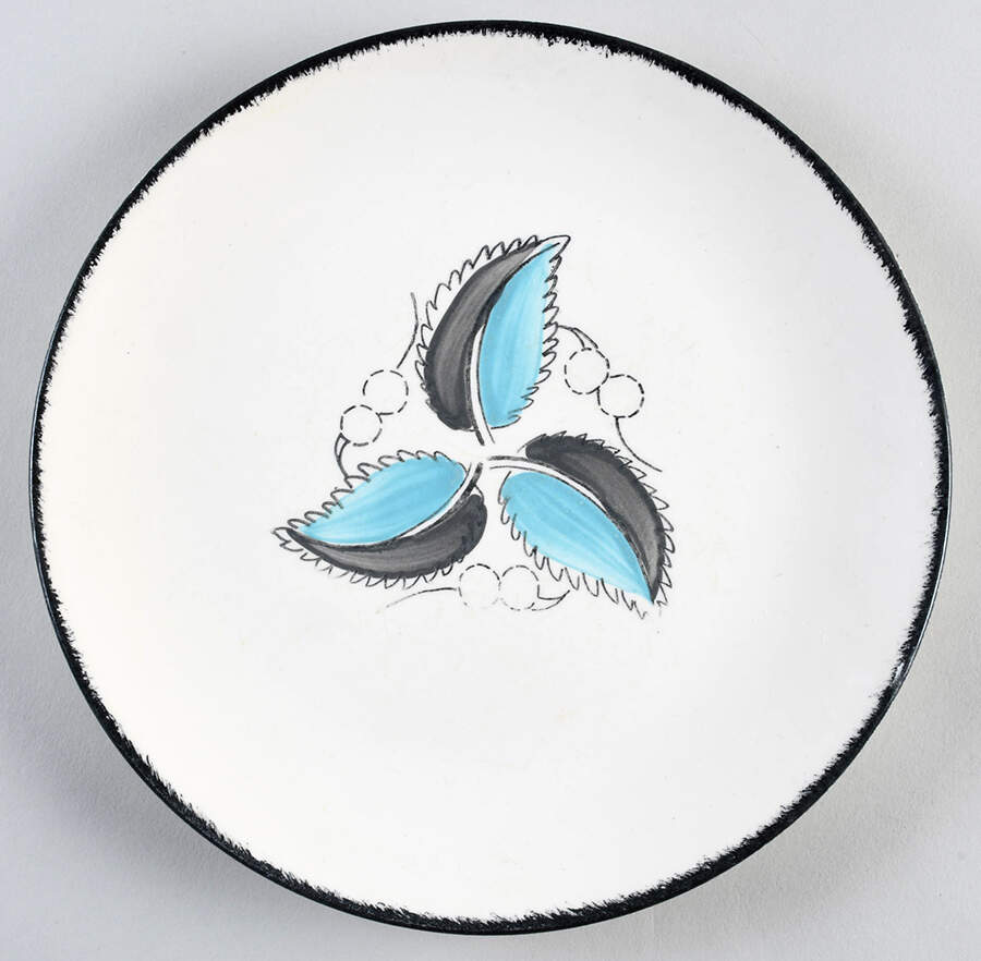 Wild Cherry 4 Luncheon Plate by Blue Ridge Southern Pottery-1