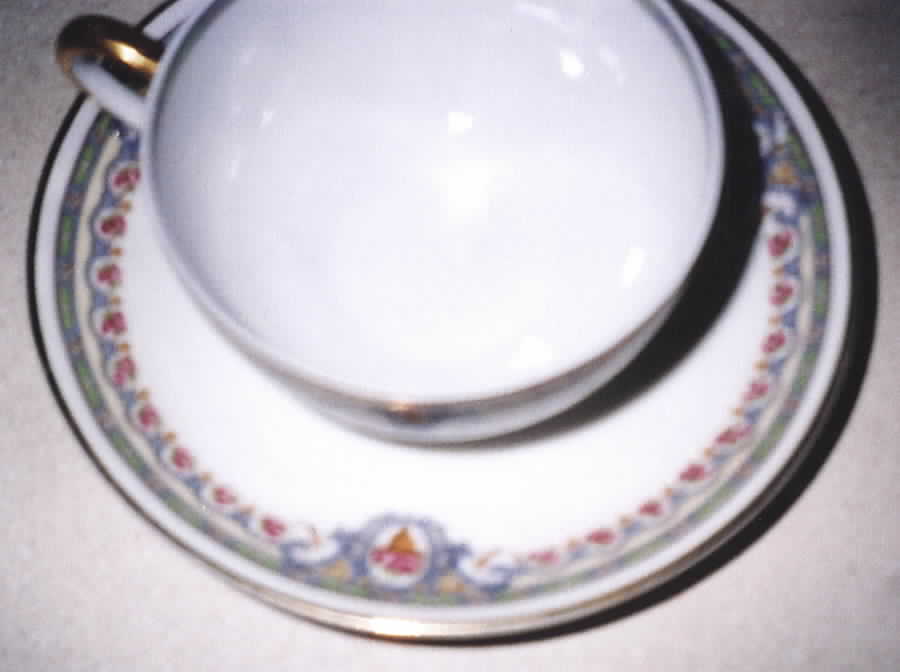 BER168 Flat Cup & Saucer Set by Bernardaud-1