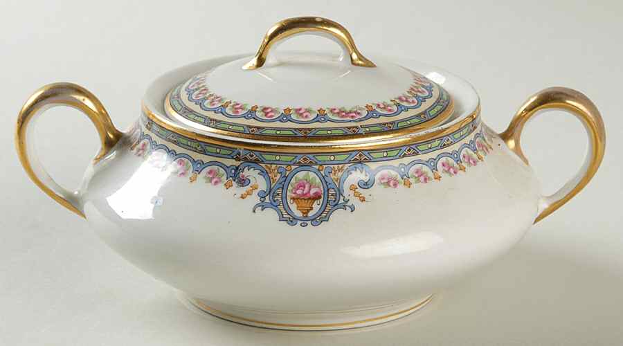 BER168 Sugar Bowl & Lid by Bernardaud-1