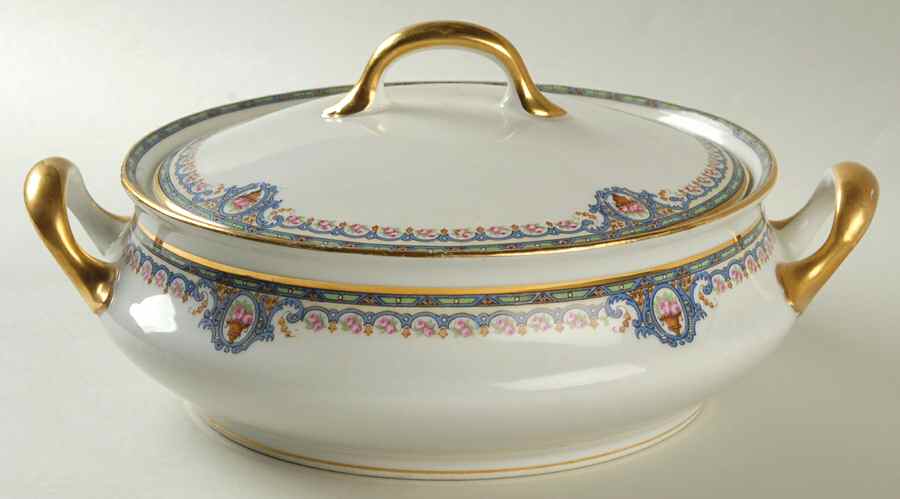 BER168 Round Covered Vegetable by Bernardaud-1