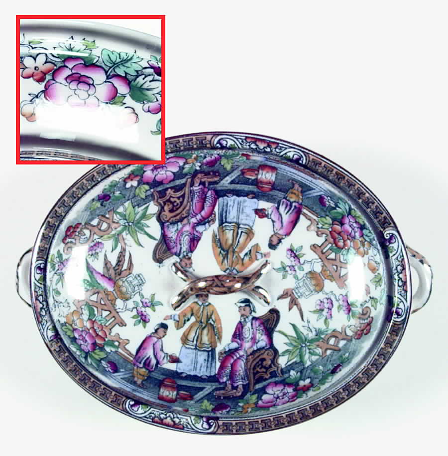 Pekin Oval Covered Vegetable by Beech & Hancock-1