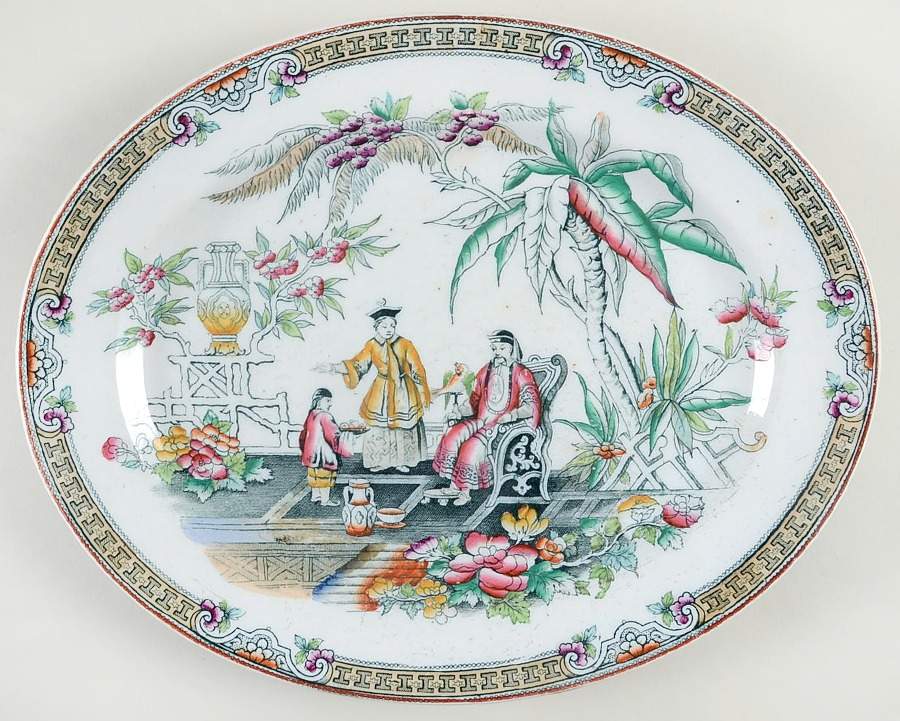 Pekin 11" Oval Serving Platter by Beech & Hancock-1