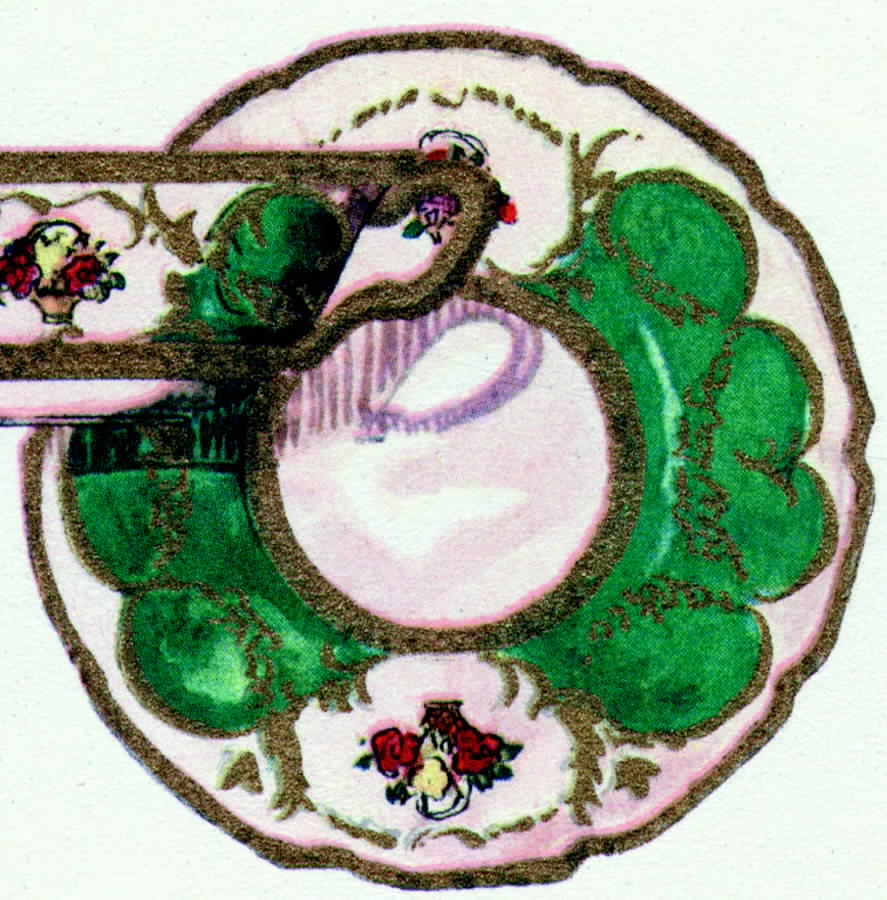 BLK41 Flat Cream Soup Bowl & Saucer Set by Black Knight-1