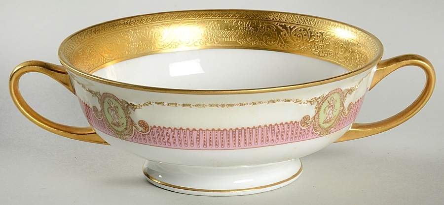 BLK51 Footed Cream Soup Bowl by Black Knight-1