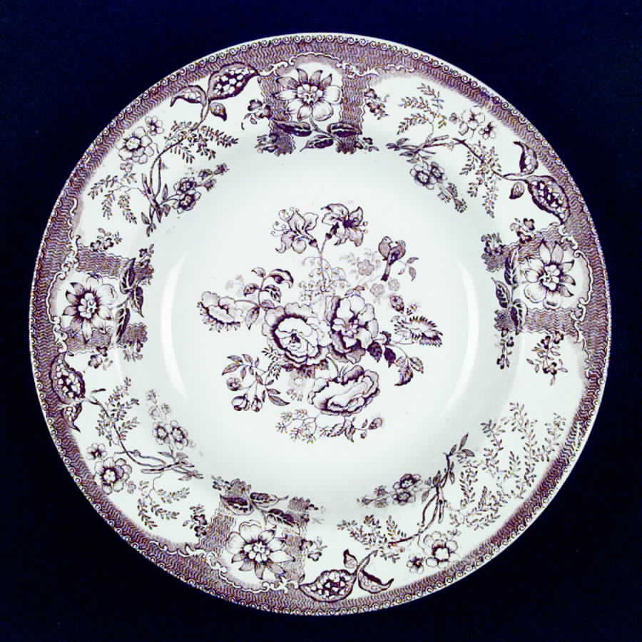 Persian Rose Rim Soup Bowl by Baker & Co-1
