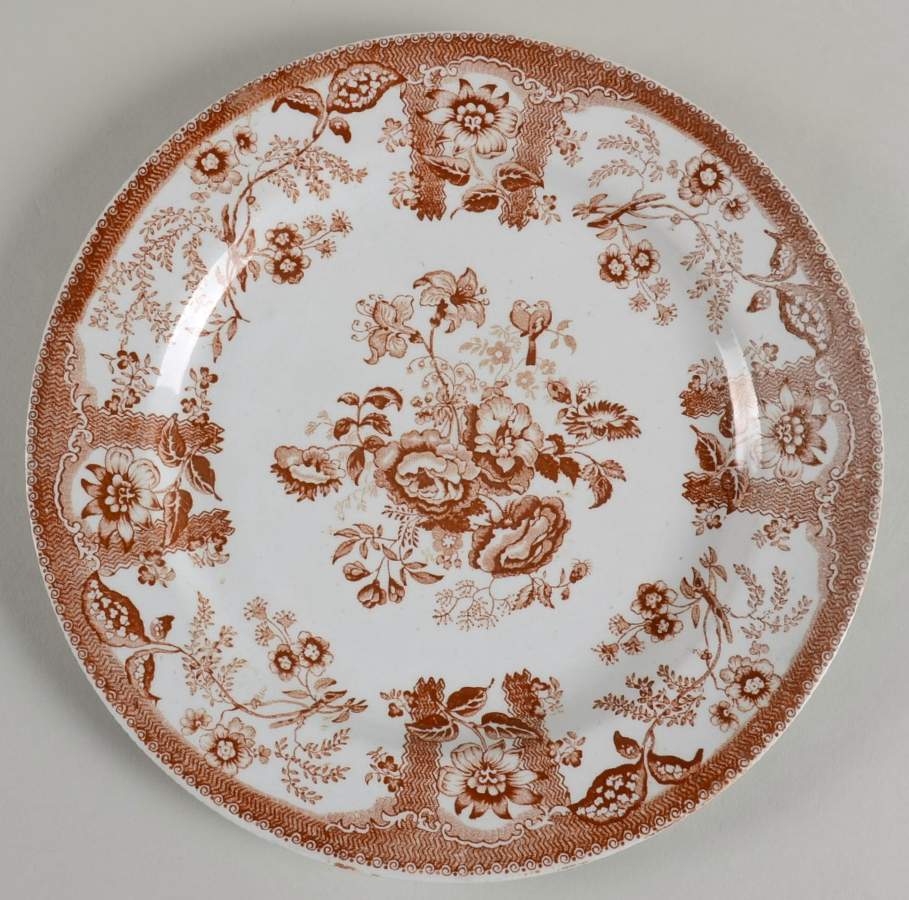 Persian Rose Luncheon Plate by Baker & Co-1