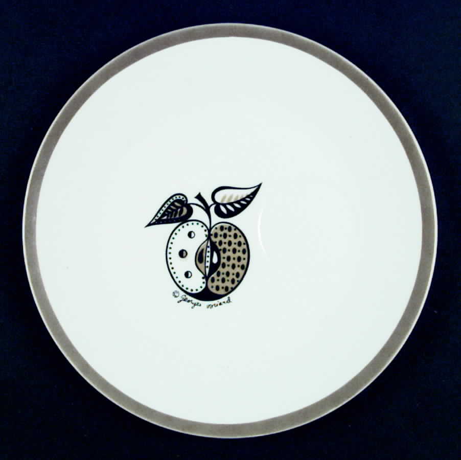 Forbidden Fruit Snack Plate by Georges Briard-1