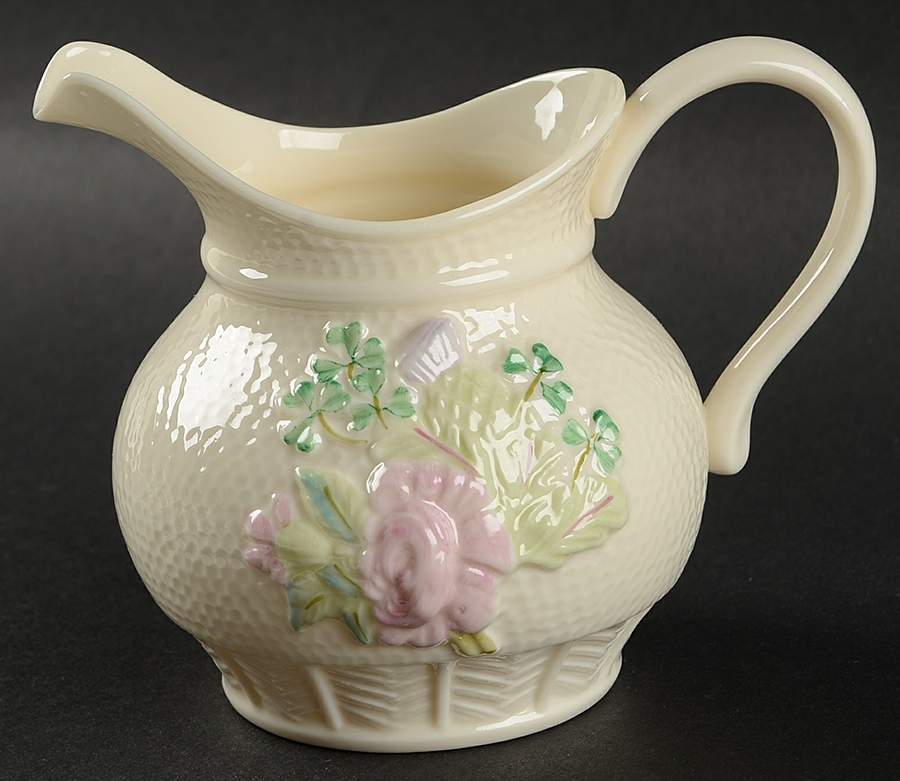 Killarney Collection Creamer by Belleek Pottery (Ireland)-1