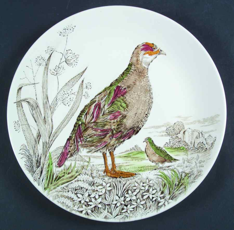 Wild Bird Dinner Plate by British Anchor-1