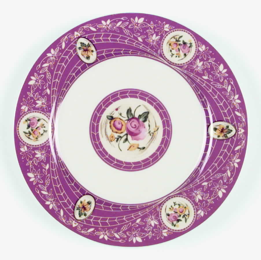 Cameo Rose Bread & Butter Plate by Georges Briard-1