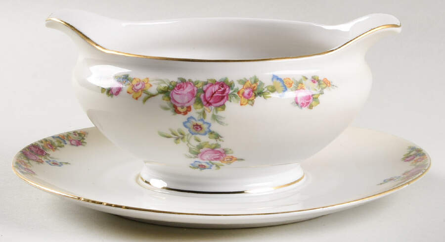 BAR5CR Gravy Boat with Attached Underplate by Baronet-1