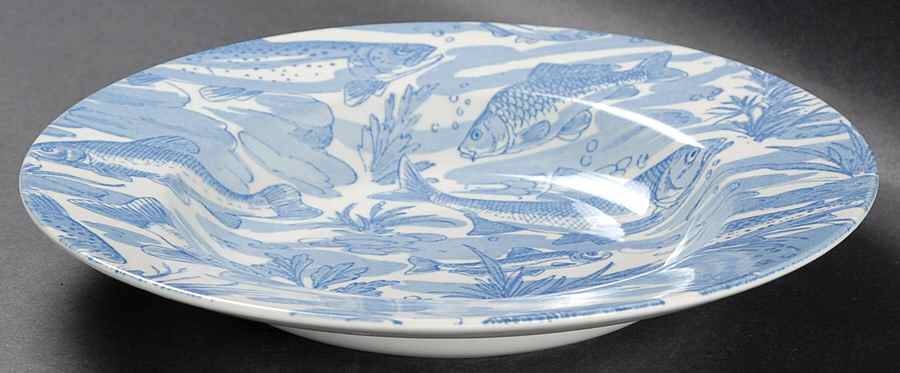 Dovedale Rim Soup Bowl by Burgess & Leigh-1