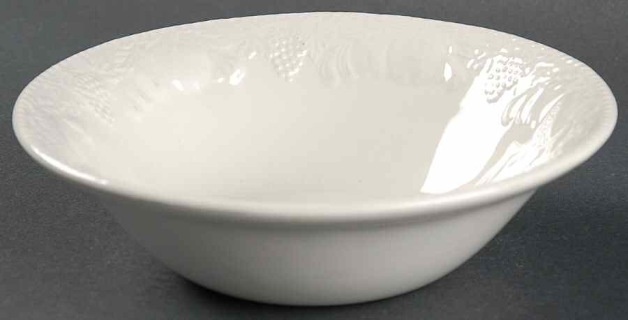 Lincoln White Coupe Cereal Bowl by Barratts-1