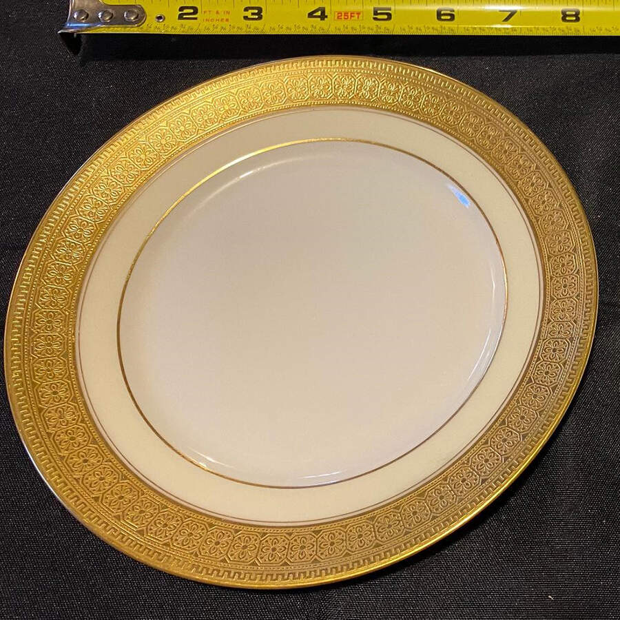 BOJ30 Bread & Butter Plate by Jean Boyer (Limoges)-1