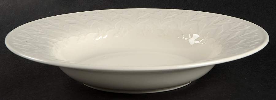 Whisper White Large Rim Soup Bowl by Block-1