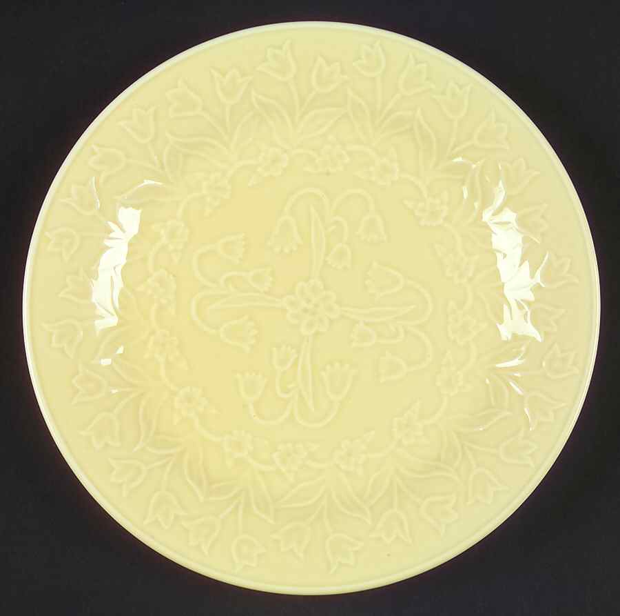 Whisper Yellow Salad/Dessert Plate by Block-1