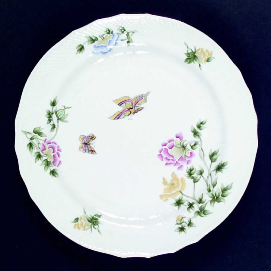Peonies Dinner Plate by Boglar-1