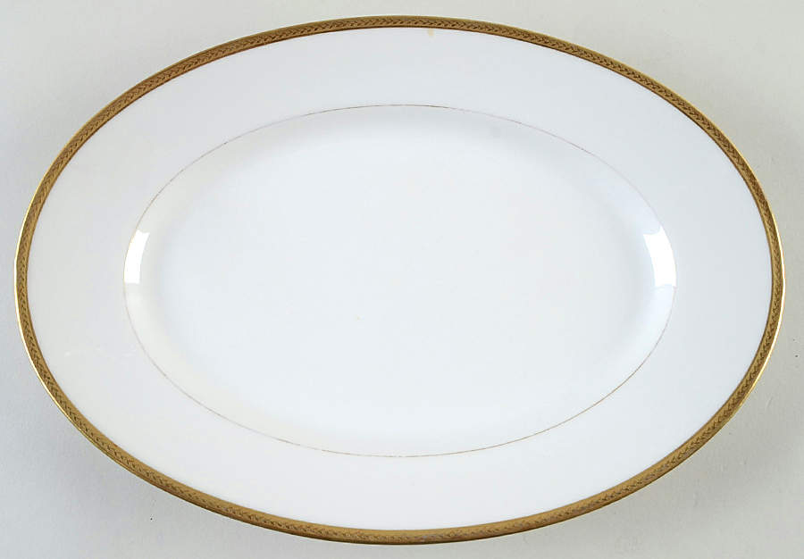 BOJ31 13" Oval Serving Platter by Jean Boyer (Limoges)-1