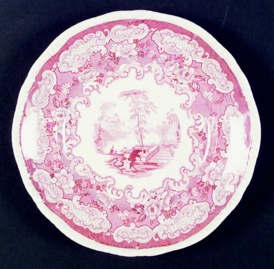 Athena Red Salad Plate by Bishop & Stonier-1