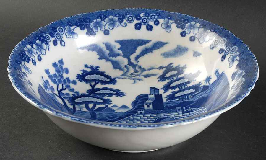BLU1 9" Round Vegetable Bowl by Blue Castle-1
