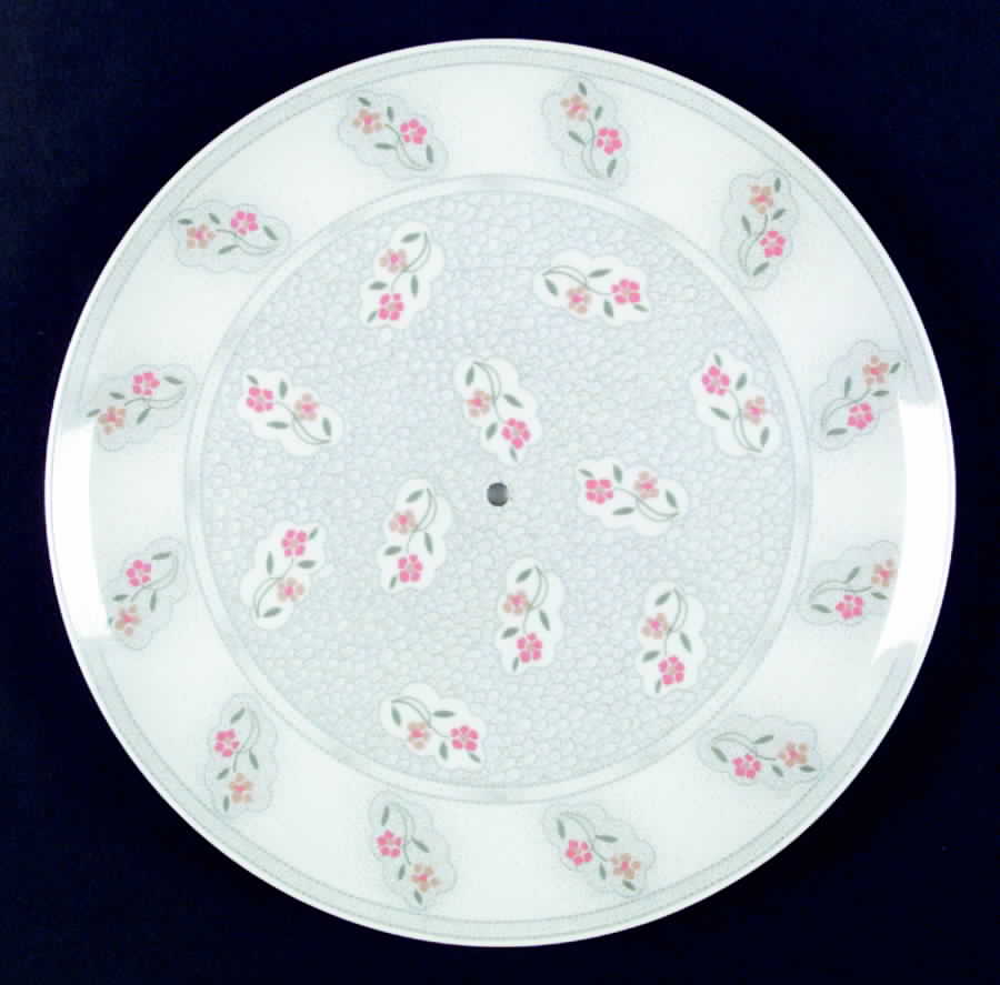 Garden Path 2 Tiered Serving Tray (Dinner & Salad Plate) by Georges Briard-1