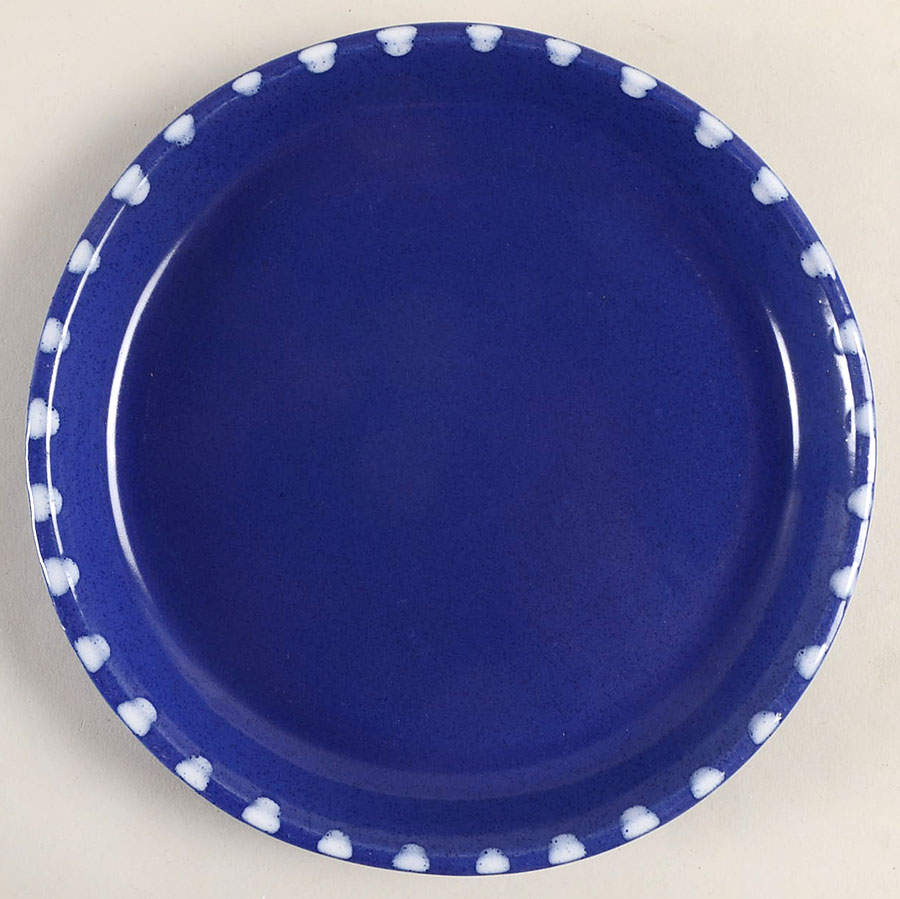 Rhythm Blue Salad Plate by Block-1