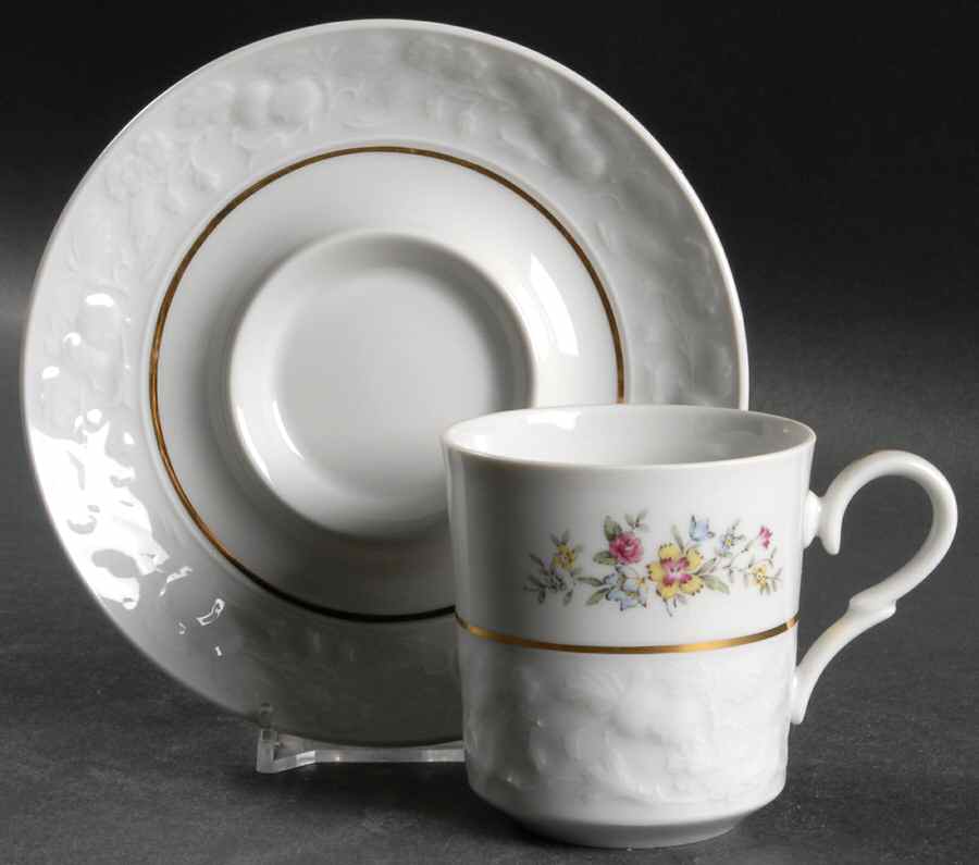 Garland Flat Cup & Saucer Set by Belkraft-1
