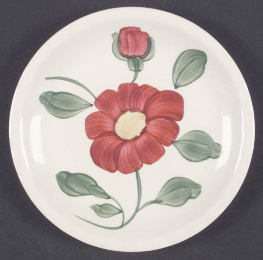 Mirror Image Bread & Butter Plate by Blue Ridge Southern Pottery-1