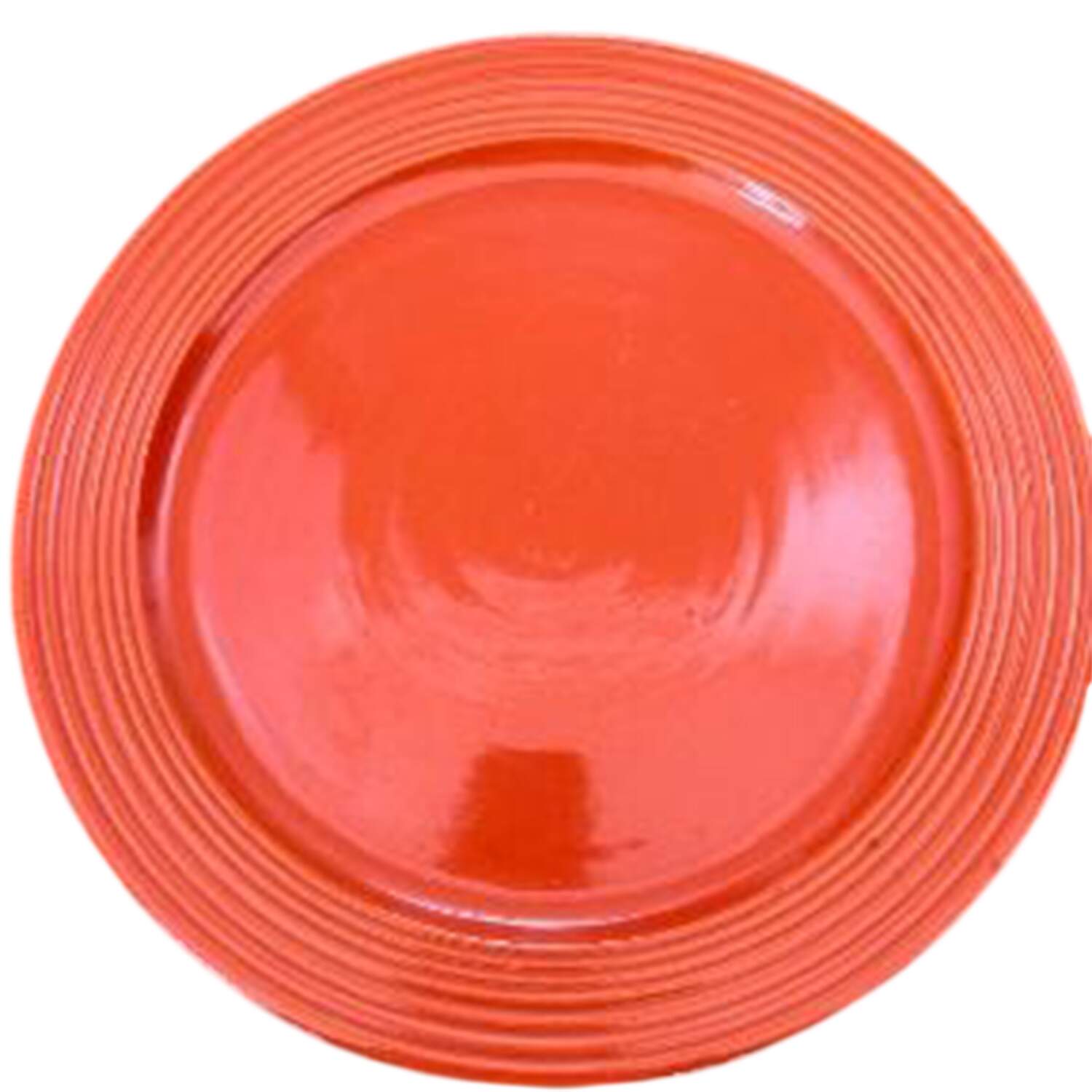 Monterey Orange 13" Chop Plate (Round Platter) by Bauer-1