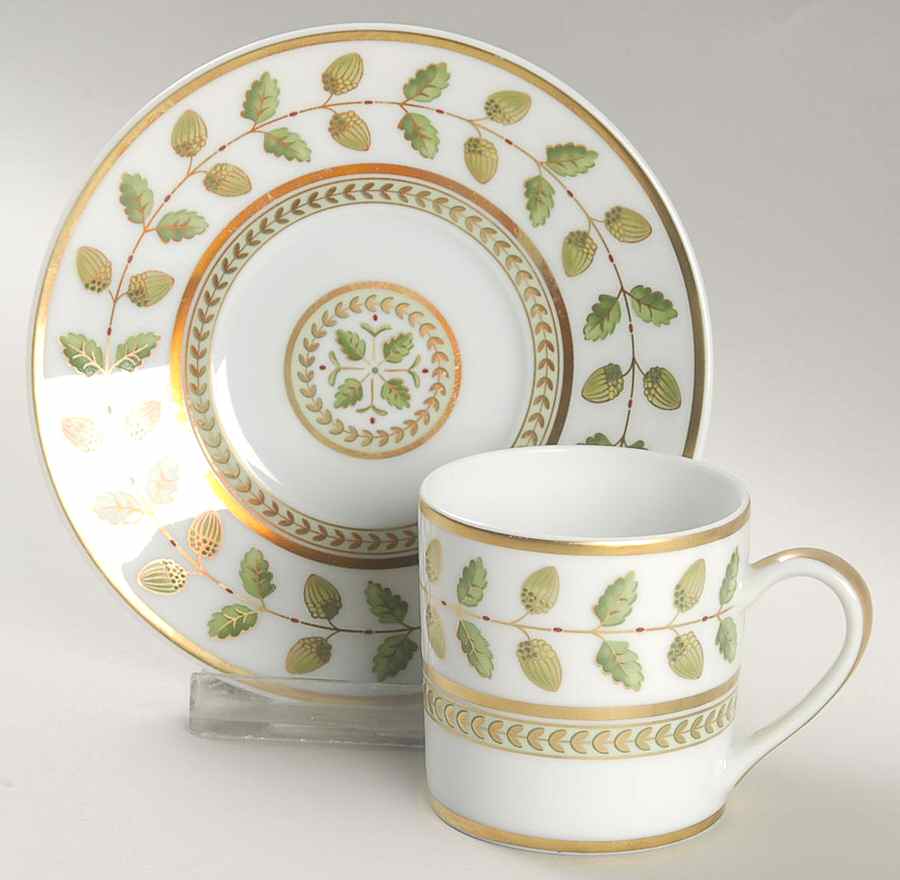 Constance Flat Demitasse Cup & Saucer Set by Bernardaud-1