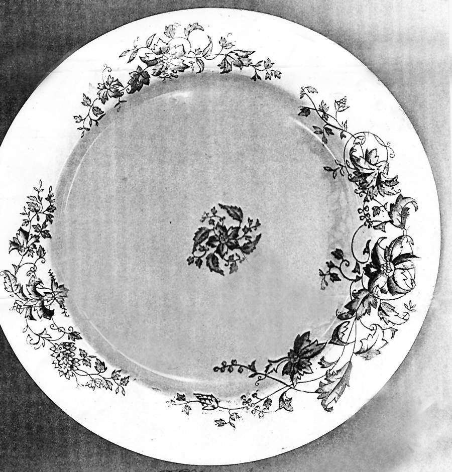 Tulare Dinner Plate by Booths-1