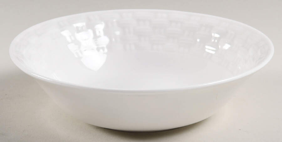 Basketweave Coupe Cereal Bowl by Belleek Pottery (Ireland)-1