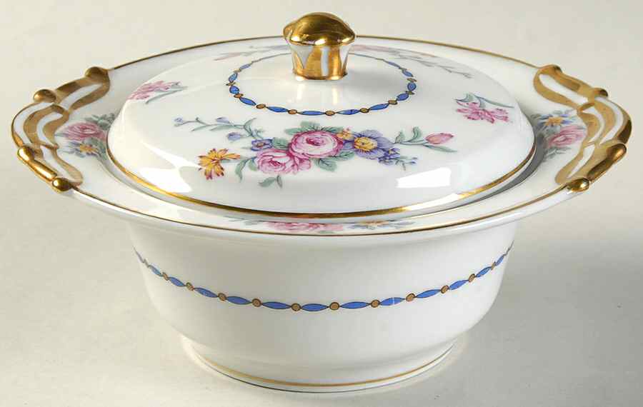 Spring Time Sugar Bowl & Lid by Bernardaud-1