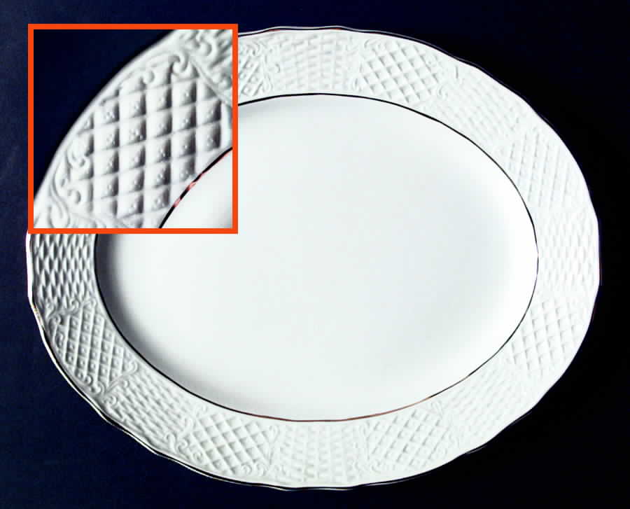 BUL14 12" Oval Serving Platter by Burgess & Leigh-1