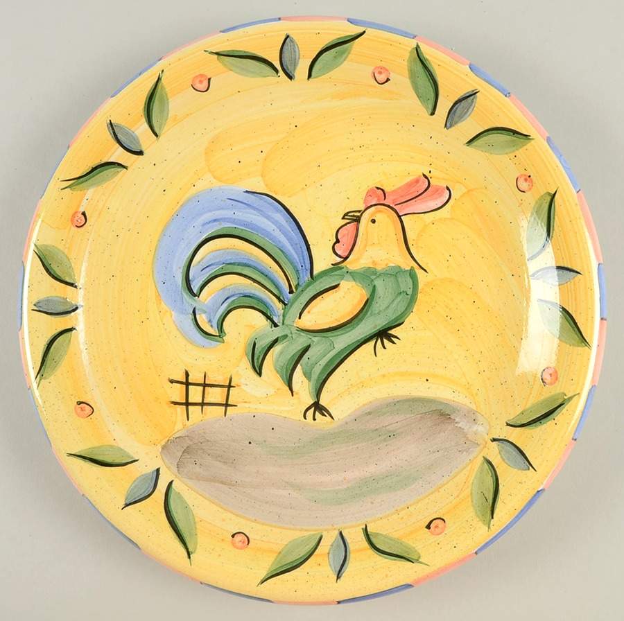 Rooster Dinner Plate by Bella-1