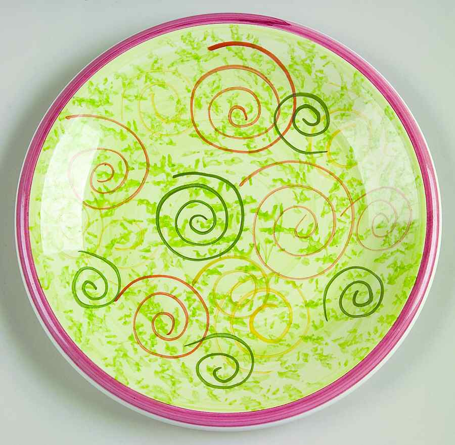 Swirl Spice Salad Plate by Bella-1