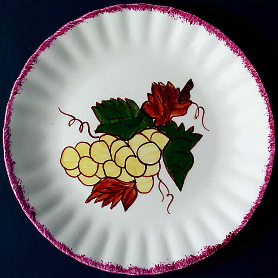 County Fair Red Salad Plate by Blue Ridge Southern Pottery-1